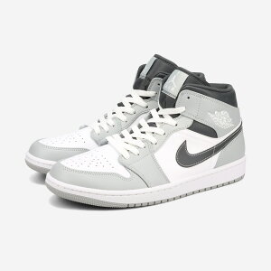 NIKE AIR JORDAN 1 MID iCL GA W[_ 1 ~bh LIGHT SMOKE GREY/WHITE/ANTHRACITE 554724-078