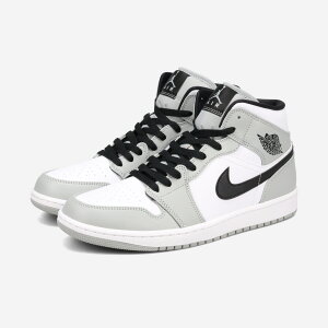 NIKE AIR JORDAN 1 MID iCL GA W[_ 1 ~bh Y Xj[J[ ~hJbg LIGHT SMOKE GREY/BLACK/WHITE O[ ubN zCg 554724-092