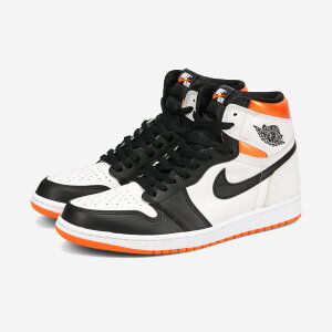 NIKE AIR JORDAN 1 RETRO HIGH OG iCL GA W[_ 1 g nC OG WHITE/ELECTRO ORANGE/BLACK 555088-180