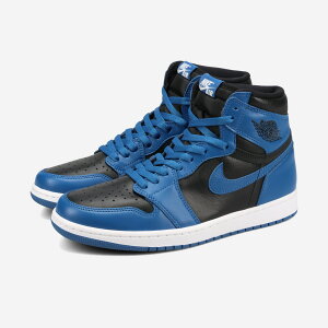 NIKE AIR JORDAN 1 RETRO HIGH OG iCL GA W[_ 1 g nC OG DARK MARINA BLUE/BLACK/WHITE 555088-404