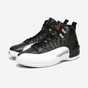 NIKE AIR JORDAN 12 RETRO yPLAYOFFz iCL GA W[_ 12 g BLACK/VARSITY RED/WHITE ct8013-006