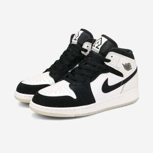 NIKE AIR JORDAN 1 MID SE GS iCL GA W[_ 1 ~bh SE GS WHITE/BLACK/MULTI COLOR dn4321-100