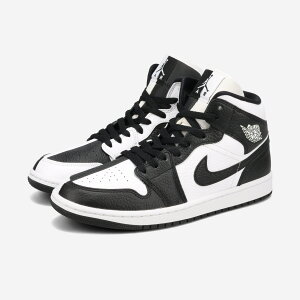 NIKE WMNS AIR JORDAN 1 MID SE iCL EBY GA W[_ 1 ~bh SE Y Xj[J[ ~hJbg WHITE/BLACK/WHITE zCg ubN   DR0501-101