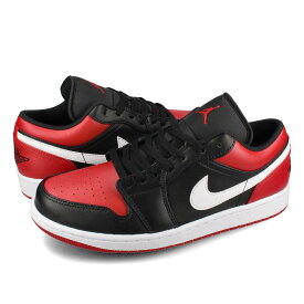 15時迄のご注文で即日発送可 NIKE AIR JORDAN 1 LOW ナイキ エア ジョーダン 1 ロー メンズ ローカット BLACK/GYM RED/WHITE ブラック レッド ホワイト 553558-066