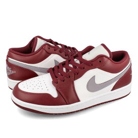 15時迄のご注文で即日発送可 NIKE AIR JORDAN 1 LOW ナイキ エア ジョーダン 1 ロー メンズ スニーカー ローカット CHERRYWOOD RED/CEMENT GREY/WHITE レッド ホワイト 553558-615