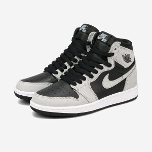 NIKE AIR JORDAN 1 RETRO HIGH OG GS ySHADOW 2.0z iCL GA W[_ 1 g nC OG GS BLACK/LIGHT SMOKE GREY/WHITE 575441-035
