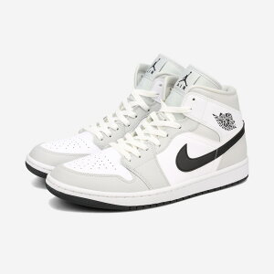 NIKE WMNS AIR JORDAN 1 MID iCL EBY GA W[_ 1 ~bh Y ~hJbg GREY FOG/BLACK/WHITE O[ ubN zCg BQ6472-015