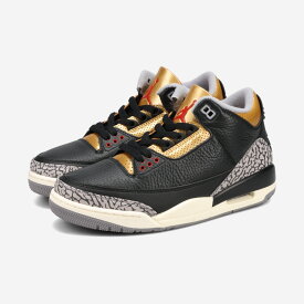 【10,000円均一SALE】 NIKE WMNS AIR JORDAN 3 RETRO ナイキ ウィメンズ エア ジョーダン 1 ミッド SE メンズ ミッドカット BLACK/FIRE RED/METALLIC GOLD/CEMENT GREY ブラック ck9246-067