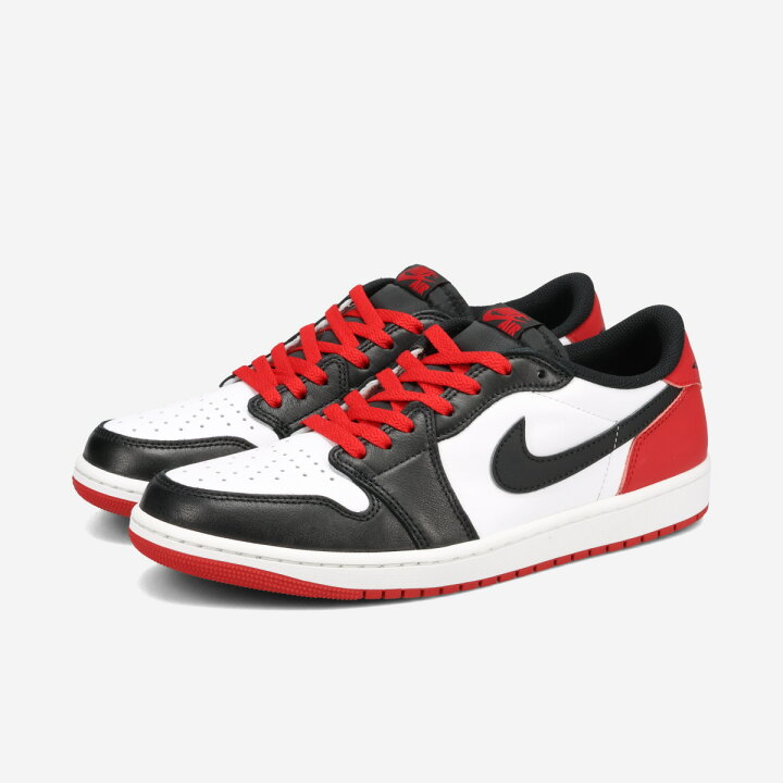楽天市場】NIKE AIR JORDAN 1 RETRO LOW OG 【BLACK TOE】 ナイキ エア 