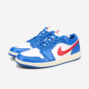 NIKE WMNS AIR JORDAN 1 LOW iCL EBY GA W[_ 1 [ Y [Jbg SPORT BLUE/GYM RED/WHITE/SAIL u[ dc0774-416