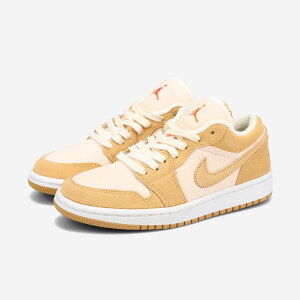 NIKE WMNS AIR JORDAN 1 LOW SE ナイキ ウィメンズ エア ジョーダン 1 ロー SE メンズ ローカット TWINE/ORANGE/ORANGE QUARTZ/SAIL ベージュ オレンジ dh7820-700