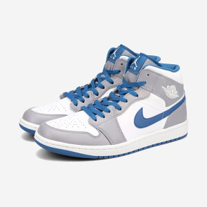 NIKE AIR JORDAN 1 MID iCL GA W[_ 1 ~bh Y Xj[J[ ~hJbg CEMENT GREY/WHITE/TRUE BLUE O[ zCg u[ DQ8426-014