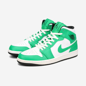 NIKE AIR JORDAN 1 MID iCL GA W[_ 1 ~bh Y ~bhJbg LUCKY GREEN/BLACK/WHITE O[ dq8426-301