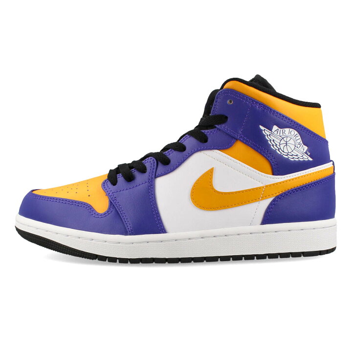 楽天市場】NIKE AIR JORDAN 1 MID 【LAKERS】 ナイキ エア ジョーダン 