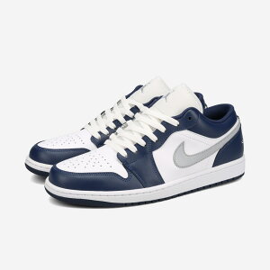 NIKE AIR JORDAN 1 LOW iCL GA W[_ 1 [ Y Xj[J[ [Jbg WHITE/WOLF GREY/MIDNIGHT NAVY zCg 553558-141