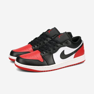 NIKE AIR JORDAN 1 LOW ナイキ エア ジョーダン 1 ロー メンズ スニーカー ローカット WHITE/BLACK/VARSITY RED/WHITE ブラック 553558-161