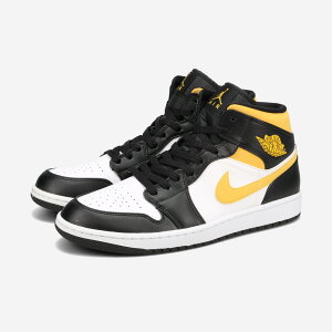 NIKE AIR JORDAN 1 MID yUNIVERSITY GOLDz iCL GA W[_ 1 ~bh Y Xj[J[ ~bhJbg WHITE/POLLEN/BLACK ubN 554724-177