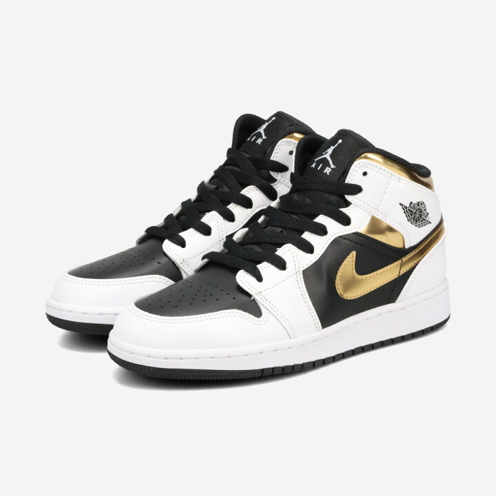 楽天市場】【プライスダウン】 NIKE AIR JORDAN 1 MID GS 【WHITE GOLD 