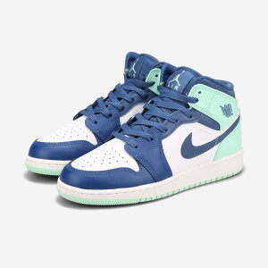 NIKE AIR JORDAN 1 MID GS iCL GA W[_ 1 ~bh GS fB[X Xj[J[ ~bhJbg MYSTIC NAVY/MINT FOAM/WHITE lCr[ 554725-413