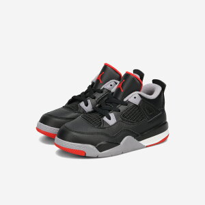 NIKE AIR JORDAN 4 RETRO TD yBREDz iCL GA W[_ 4 g TD yubhz xr[ qǂ Xj[J[ ~bhJbg BLACK/FIRE RED/CEMENT GREY/SUMMIT WHITE ubN BQ7670-006
