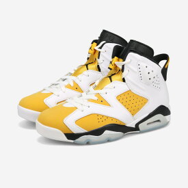 NIKE AIR JORDAN 6 RETRO ナイキ エア ジョーダン 6 レトロ メンズ スニーカー ハイカット WHITE/YELLOW OCHRE/BLACK イエロー CT8529-170