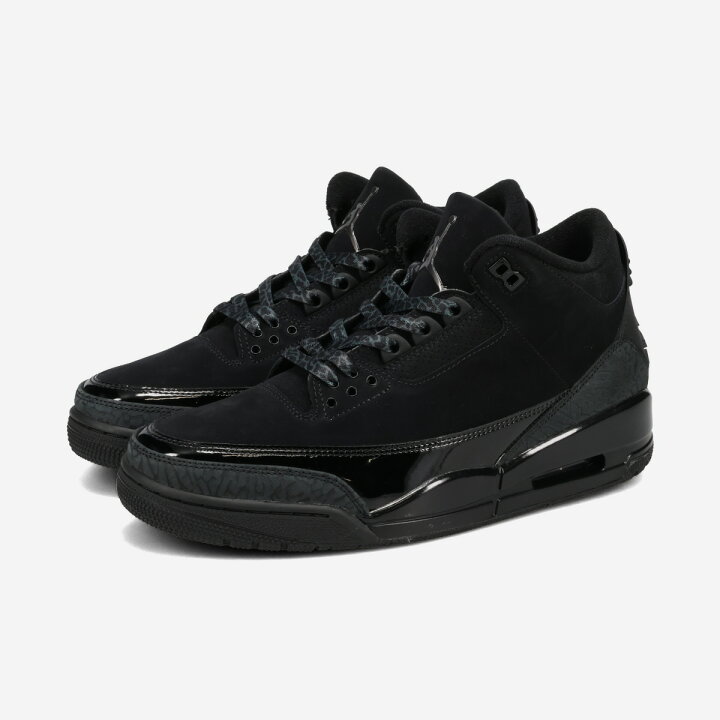 NIKE AIR JORDAN 3 RETRO BLACK CAT ナイキ エア ジョーダン 3 レトロ ブラック キャット メンズ スニーカー ミッドカット BLACK DARK CHARCOAL BLACK ブラック CT8532-001 KICKS LAB 店