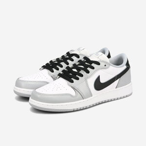 NIKE AIR JORDAN 1 RETRO LOW OG GS 【BARONS】 ナイキ エア ジョーダン 1 レトロ ロー OG GS 【バロンズ】 レディース スニーカー ローカット WHITE/BLACK/WOLF GREY ホワイト CZ0858-110