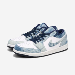 NIKE AIR JORDAN 1 LOW SE yWASHED DENIMz iCL GA W[_ 1 [ SE CO {f Y Xj[J[ [Jbg WHITE/WHITE/MIDNIGHT NAVY u[ CZ8455-100