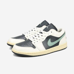 NIKE WMNS AIR JORDAN 1 LOW ナイキ ウィメンズ エア ジョーダン 1 ロー メンズ レディース スニーカー ローカット ANTHRACITE/JADE SMOKE/SAIL ブラック DC0774-001