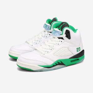 NIKE WMNS AIR JORDAN 5 RETRO iCL EBY GA W[_ 5 g fB[X Xj[J[ ~bhJbg WHITE/LUCKY GREEN/BLACK/ICE BLUE zCg DD9336-103