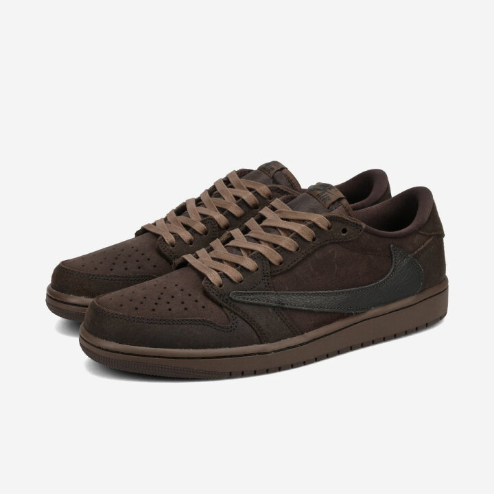 楽天市場】NIKE AIR JORDAN 1 LOW OG SP ×TRAVIS SCOTT 【VELVET BROWN  