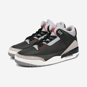 NIKE AIR JORDAN 3 RETRO OG yBLACK CEMENTz iCL GA W[_ 3 g OG yubN Zgz Y Xj[J[ ~bhJbg BLACK/FIRE RED/CEMENT GREY/SUMMIT WHITE ubN DN3707-010