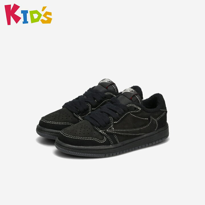 楽天市場】NIKE AIR JORDAN 1 LOW OG SP PS×TRAVIS SCOTT 【BLACK 
