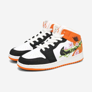 NIKE AIR JORDAN 1 MID SE GS iCL GA W[_ 1 ~bh SE GS fB[X Xj[J[ ~bhJbg WHITE/BLACK/STARFISH/VIVID GREEN zCg DQ8390-100