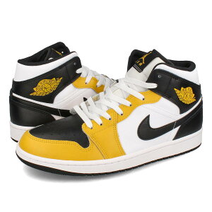 NIKE AIR JORDAN 1 MID iCL GA W[_ 1 ~bh Y Xj[J[ ~bhJbg YELLOW OCHRE/BLACK/WHITE CG[ DQ8426-701