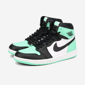NIKE AIR JORDAN 1 RETRO HIGH OG ナイキ エア ジョーダン 1 レトロ ハイ OG メンズ スニーカー ハイカット WHITE/BLACK/GREEN GLOW ブラック DZ5485-130