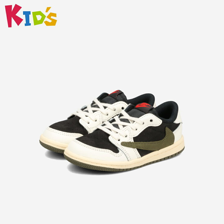 楽天市場】NIKE AIR JORDAN 1 LOW OG SP TD×TRAVIS SCOTT 【MEDIUM 