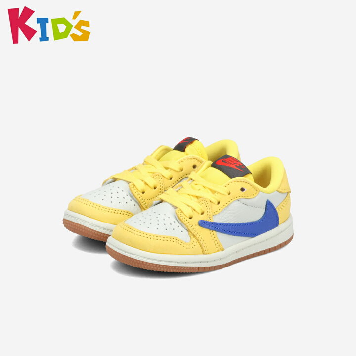 楽天市場】NIKE AIR JORDAN 1 LOW OG SP TD×TRAVIS SCOTT 【CANARY 