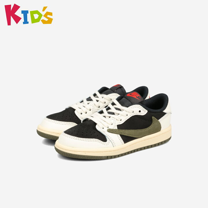 楽天市場】NIKE AIR JORDAN 1 LOW OG SP PS×TRAVIS SCOTT 【MEDIUM 