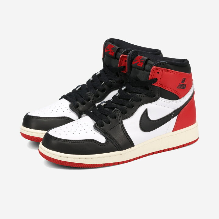 楽天市場】NIKE AIR JORDAN 1 RETRO HIGH OG GS 【BLACK TOE 