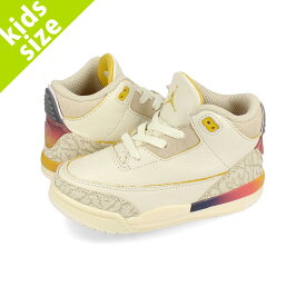 15時迄のご注文で即日発送可 NIKE AIR JORDAN 3 RETRO SP TD 【J BARVIN】 ナイキ エア ジョーダン 3 レトロ SP TD ベビー 子ども スニーカー ローカット MULTI COLOR/MULTI COLOR/MULTI COLOR ホワイト fn0347-901