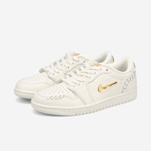 NIKE WMNS AIR JORDAN 1 LOW METHOD OF MAKE ナイキ ウィメンズ エア ジョーダン 1 ロー メソッド オブ メイク メンズ レディース スニーカー ローカット SAIL/METALLIC GOLD ベージュ FN5032-100