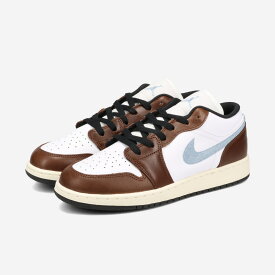 NIKE AIR JORDAN 1 LOW SE GS ナイキ エア ジョーダン 1 ロー SE GS レディース スニーカー ローカット WHITE/BLACK/SAIL/BLUE GREY ホワイト FQ8156-142