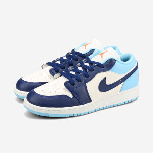 NIKE AIR JORDAN 1 LOW GS �i�C�L �E�B�����Y �G�A �W���[�_�� 1 ���[ GS ���f�B�[�X �X�j�[�J�[ ���[�J�b�g SAIL/BLUE CHILL/HOT LAVA/BLUE VOID �u���[ 553560-149