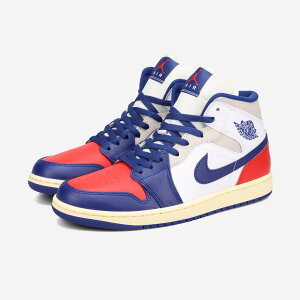 NIKE AIR JORDAN 1 MID -RARE AIR- iCL GA W[_ 1 ~bh -A GA- Y Xj[J[ ~bhJbg WHITE/UNIVERSITY RED/NEUTRAL GREY/DEEP ROYAL BLUE zCg DQ8426-102