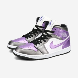 NIKE WMNS AIR JORDAN 1 MID SE iCL GA W[_ 1 ~bh SE Y Xj[J[ ~bhJbg WHITE/BLACK/GRAPE ICE p[v HJ5911-105