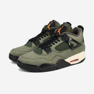NIKE AIR JORDAN 4 RETRO OG SP × UNDEFEATED �i�C�L �G�A �W���[�_�� 4 ���g�� OG SP × �A���f�B�t�B�[�e�b�h �����Y �X�j�[�J�[ �~�b�h�J�b�g DEEP GREEN/CLEMENTINE/BLACK/SAIL �J�[�L�O���[�� IB1519-200