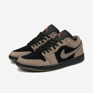 NIKE AIR JORDAN 1 LOW SE �i�C�L �G�A �W���[�_�� 1 ���[ SE �����Y �X�j�[�J�[ ���[�J�b�g BLACK/LIGHT WILD MANGO/OLIVE GREY �u���E�� IB7109-005