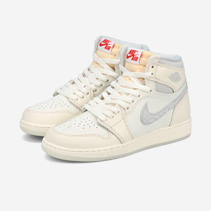 NIKE AIR JORDAN 1 RETRO HIGH OG GS �i�C�L �G�A �W���[�_�� 1 ���g�� �n�C OG GS ���f�B�[�X �X�j�[�J�[ �n�C�J�b�g SAIL/UNIVERSITY RED/PALE IVORY/COCONUT MILK/PHANTOM/COCONUT MILK �x�[�W�� IH4281-100