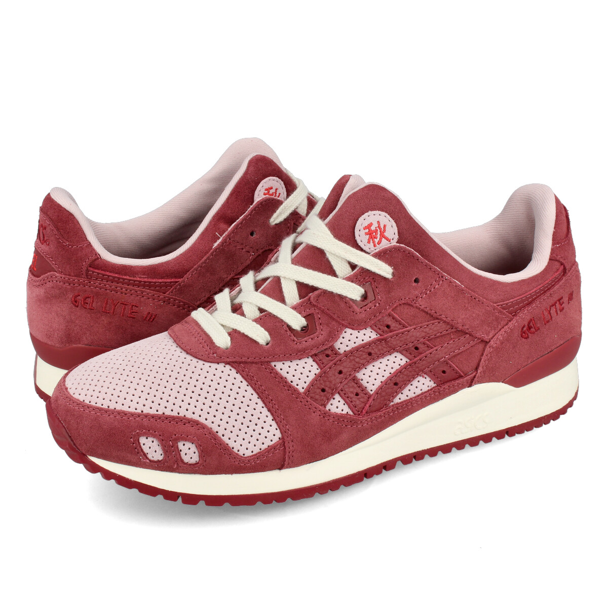 ASICS SPORTSTYLE GEL-LYTE III OG アシックス スポーツスタイル ゲルライト 3 オージー WATERSHED  ROSE/BEET RED 1201A296.700 | SELECT SHOP LOWTEX